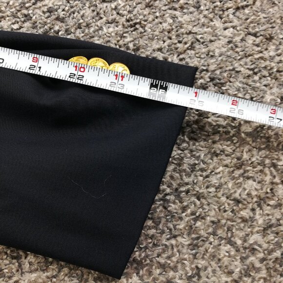 2020 Brooks Brothers Blazer Special Selection Wool Gold Button Blue 42R Regent - Picture 12 of 14